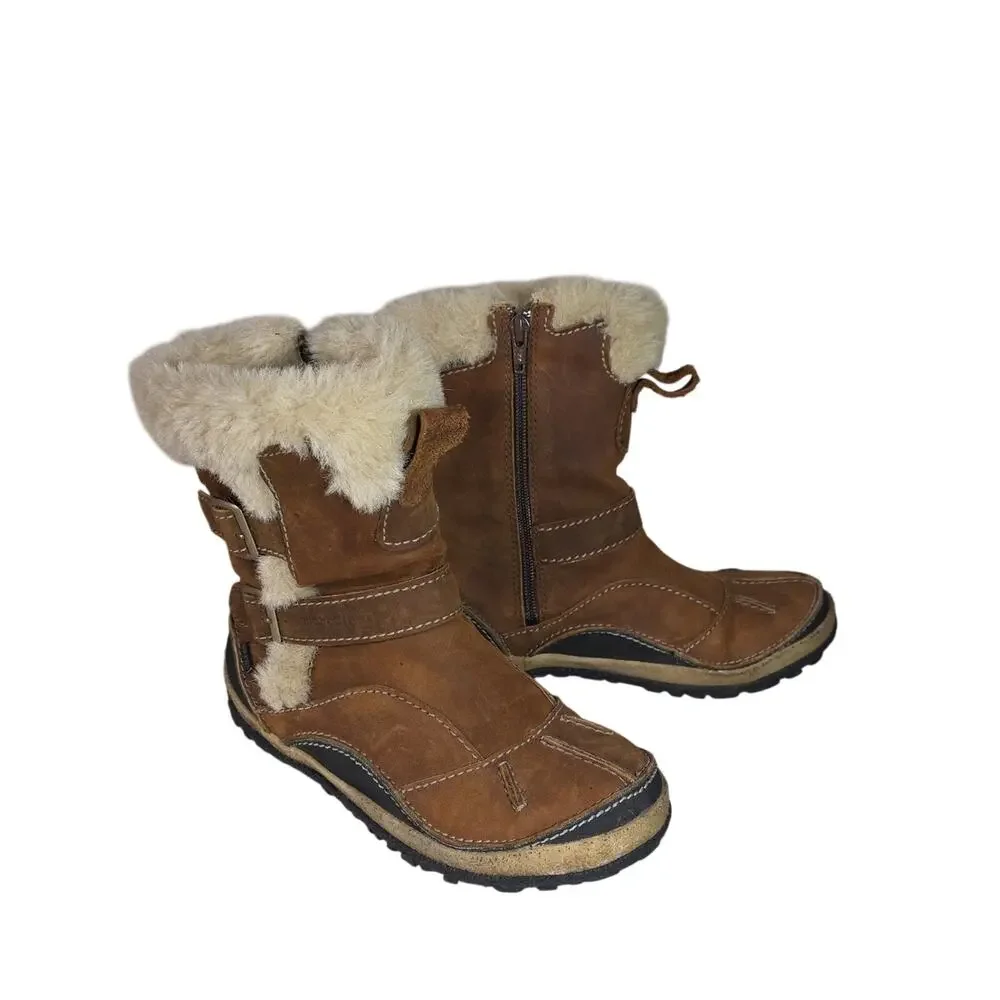 Merrell Taiga Buckle Waterproof Leather Boots Womens Size 7.5